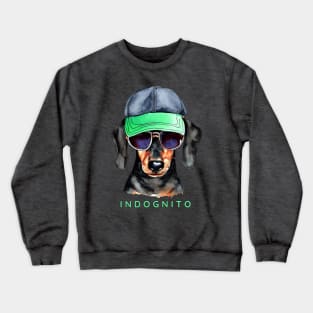 Dachshund Indognito Crewneck Sweatshirt